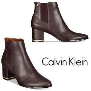 Calvin Klein Fioranna Bootie Brown, brand new